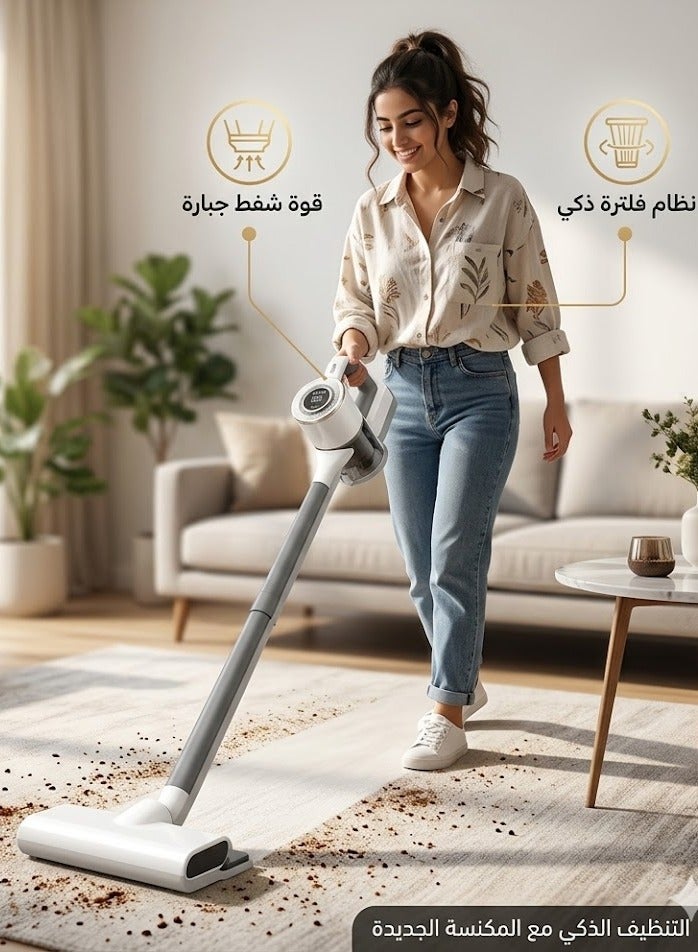 DENX DX2922 Cordless Vacuum Cleaner – Powerful Cleaning, Long Performance, Easy Handling - Image 2