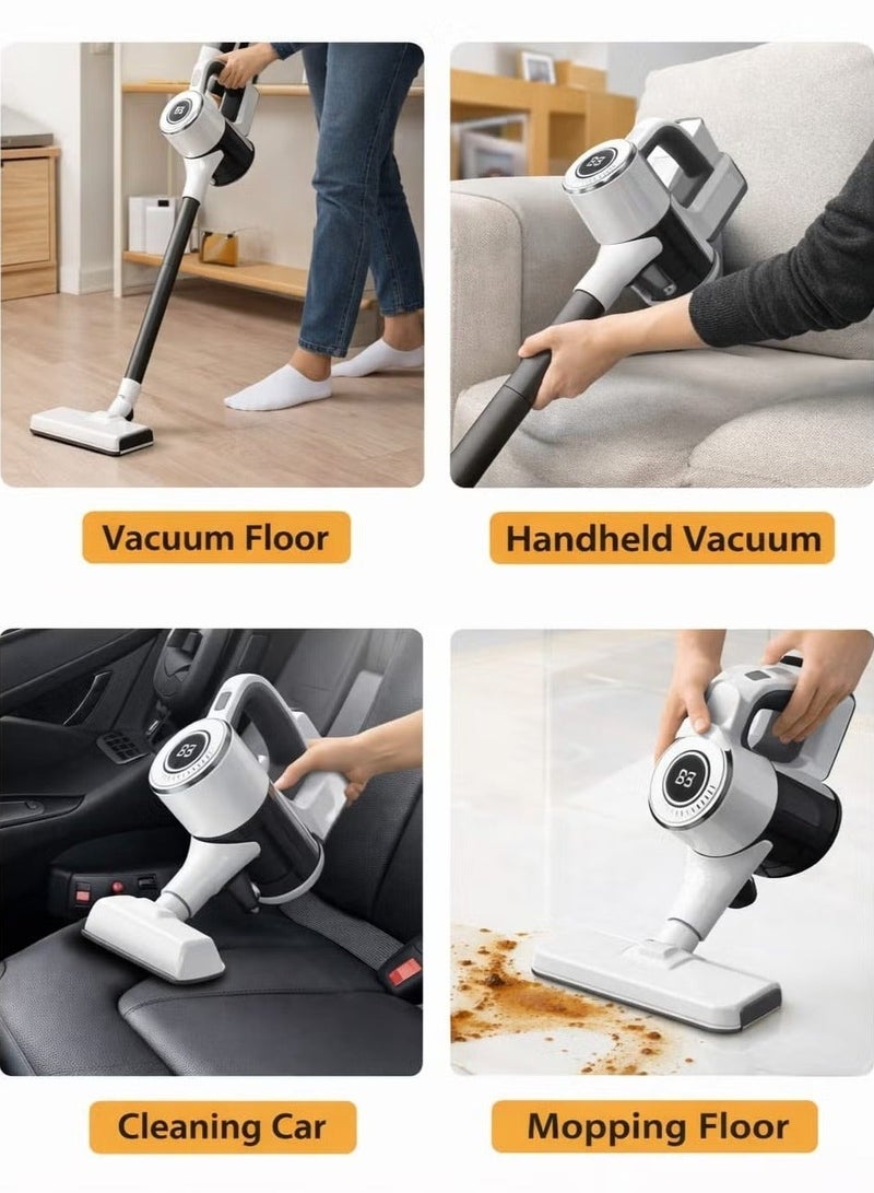 DENX DX2922 Cordless Vacuum Cleaner – Powerful Cleaning, Long Performance, Easy Handling - Image 4