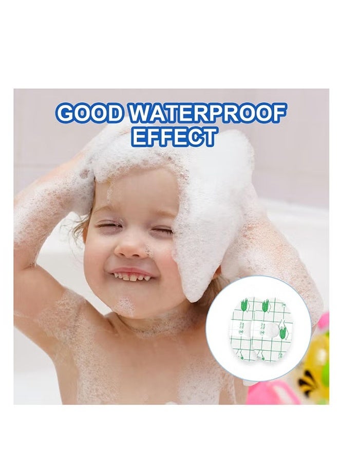 واي جيه لصقة حماية الأذن المقاومة للماء للأطفال والبالب للسباحة غطاء أذن للسباحة للبالغين والأطفال شريط أذن ناعم فيلم حماية 60 قطعة - Image 5