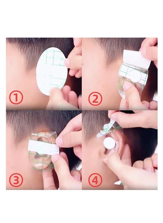 واي جيه لصقة حماية الأذن المقاومة للماء للأطفال والبالب للسباحة غطاء أذن للسباحة للبالغين والأطفال شريط أذن ناعم فيلم حماية 60 قطعة - Image 3