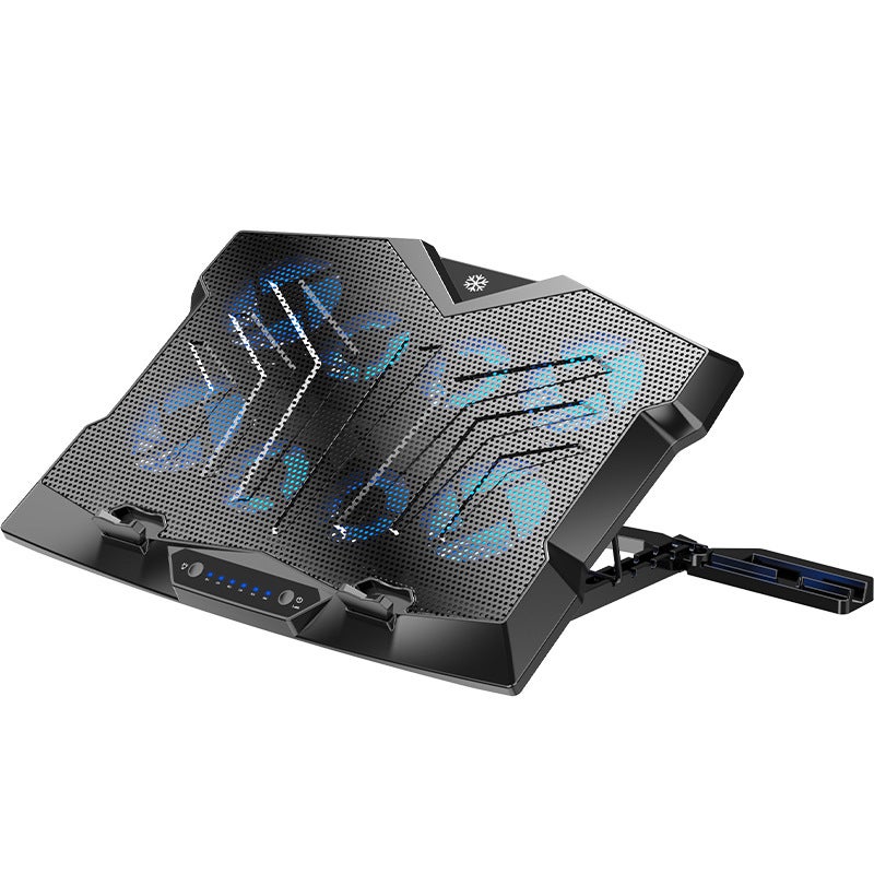 Z8 Portable Laptop Cooler – Foldable Notebook Radiator with Colorful Lights - Image 1