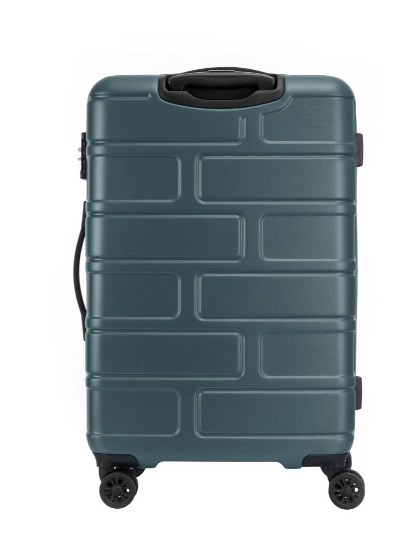 AMERICAN TOURISTER Bricklane Suitcase, Check-In Size 69 cm / 25 inch, 4 Spinner Wheels, Hard Top, Polycarbonate, Dark Forest|Lightweight|Scratch & Impact Resistance|TSA Lock - 3 Years International Warranty - Image 4