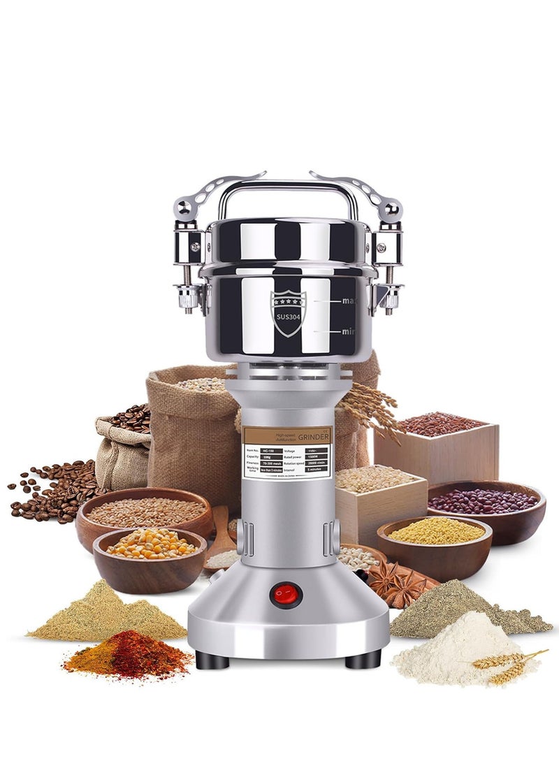 Arabest Coffee Grinder, Multifunctional Grinder, Electric Grain Grinder, Stainless Steel Electric Coffee Bean Grinder for Home Use（150G）  - Image 1