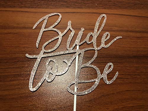 LeeSky Rose Gold Bride To Be Cake Topper Bridal Wedding Shower Cake Topper for Wedding Shower Bachelorette Party Cake Decorations (Double-sided Glitter) - Image 4