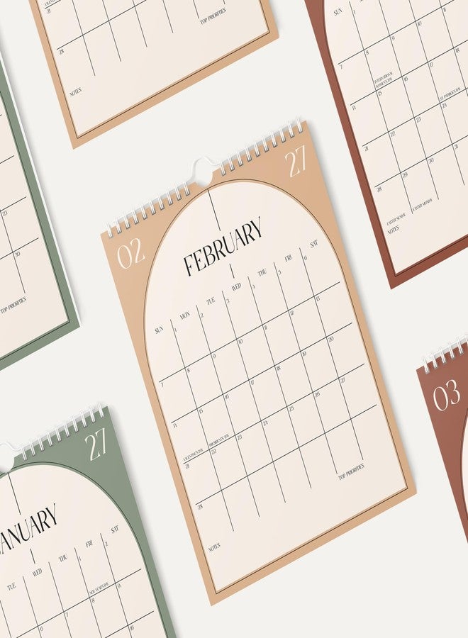 Karto Wall Calendar 2026 - Vertical 8.5x11 inch January 2026 to June 2027 - Boost Your Productivity and Easy Planning with the Aesthetic Monthly Calendar - Boho Color - Image 4