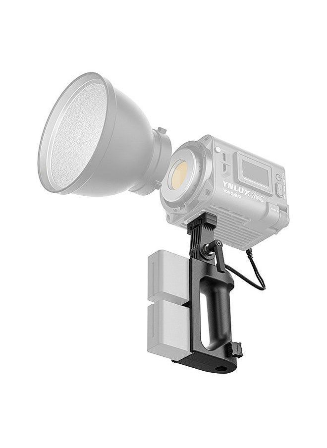 YONGNUO YONGNUO NP-F Battery Handle Power Supply Base Compatible with YONGNUO YNLUX200 LED Video Light  - Image 5