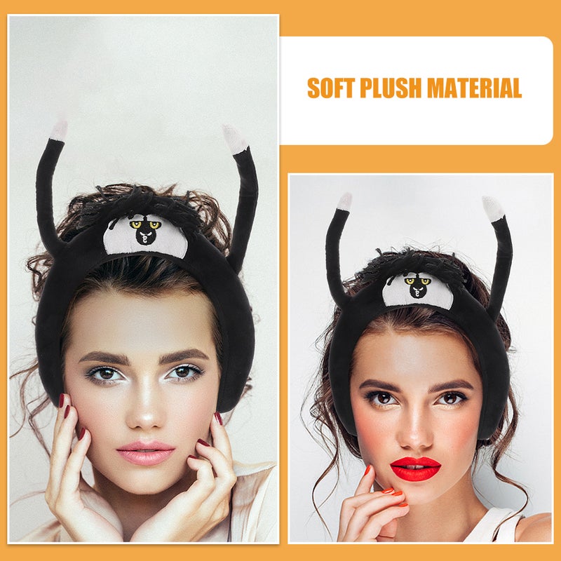 2pcs Plush Ear Headband Cute Ears Hair Band Decorative Ear Headband Ears Modeling Headband - Image 5