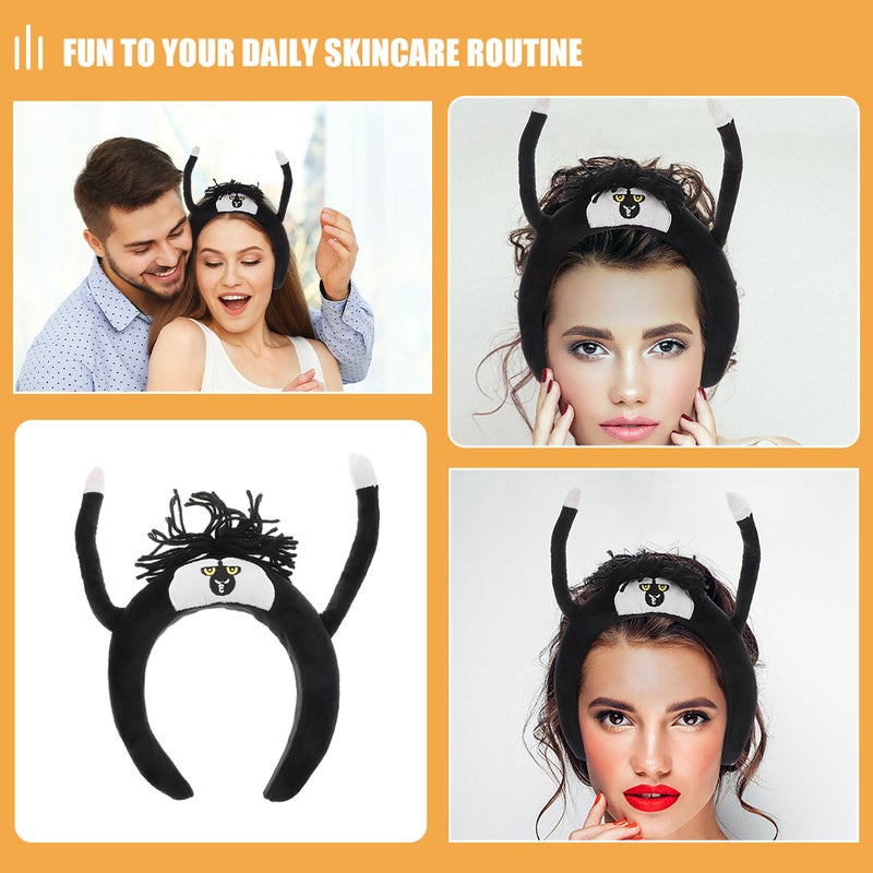 2pcs Plush Ear Headband Cute Ears Hair Band Decorative Ear Headband Ears Modeling Headband - Image 3