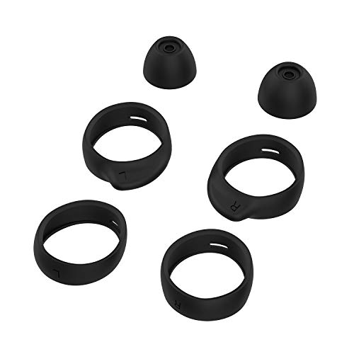 ALXCD Replacement Eartips Earhooks Kit for Galaxy Buds Headphone, S/M/L 3 Pairs Silicone Earbud Tips, S M L 3 Pairs Earhooks, Fit for Galaxy Buds SM-R170 Headphone, S M L - Image 4