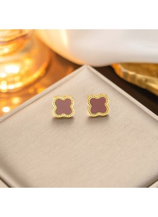 Red earrings