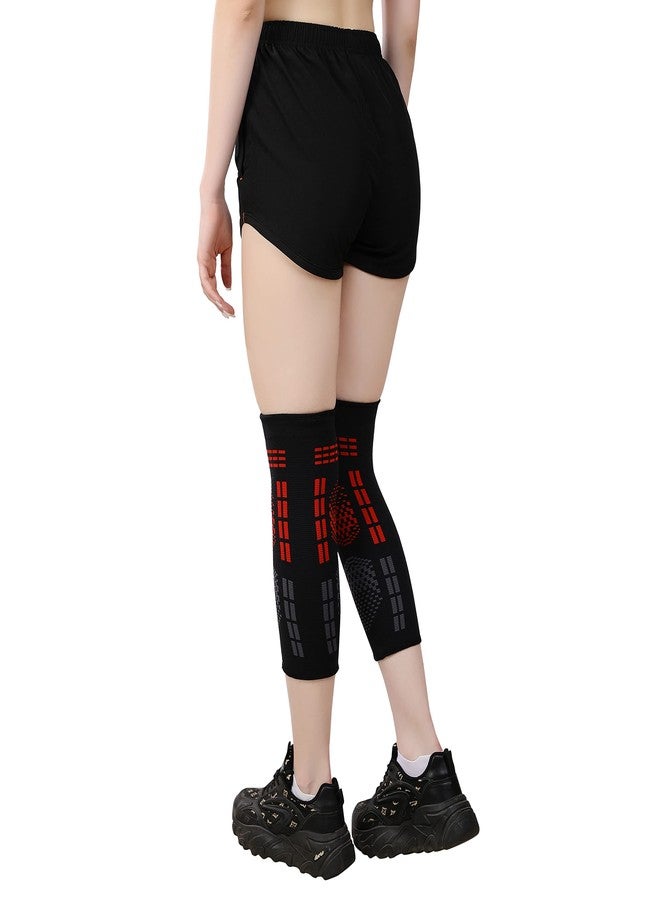 Promisca Knee Compression Sleeve for Sports, Gym, Pain Relief, Knee Support, Exercise, Running, Cycling, Knee Guard for Women (Pack of 1) (Medium, Red) - Image 4