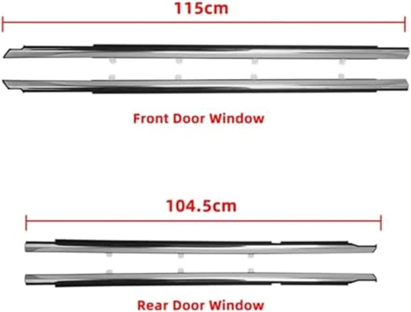 Wivplex Car Window Trim Moulding for Accord 2008-2012 - Image 3