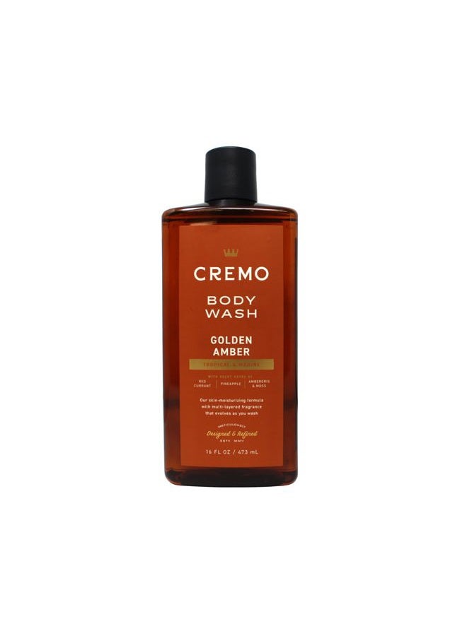 cremo مجموعة غسول الجسم، 16 أونصة سائلة - بالو سانتو، برغموت إيطالي، كهرمان ذهبي، تركيبة مرطبة للبشرة، 16 أونصة سائلة لكل منها - Image 4