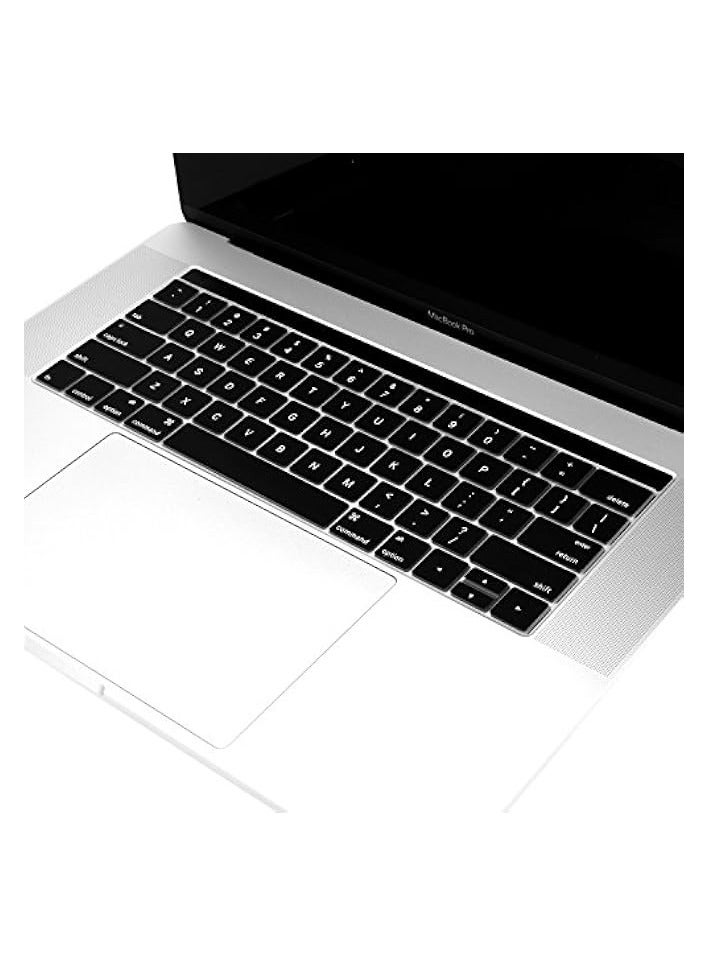 PROMASS Rubberized Matte Hard Cover for Apple MacBook Pro A1989 A1706/A1708 (Black, 13in)  - Image 2