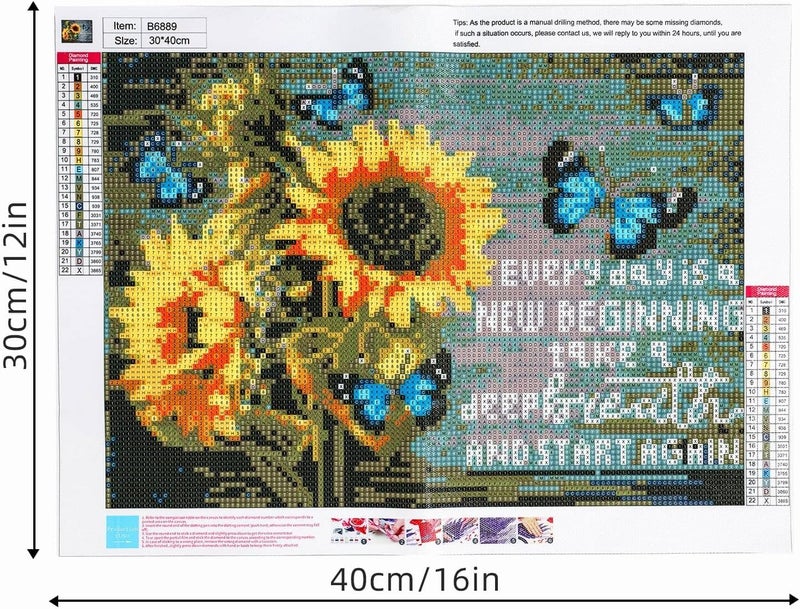 TREXEE DIY 5D Diamond Painting Kits for Adults Kids & Beginners , DIY Painting By Numbers DIY Paint by Numbers for Adults Beginner Kids , Motivational Painting DIY Full Drill Diamond Dots Paintings Picture Arts Craft for Home Wall Art Decor - Image 4