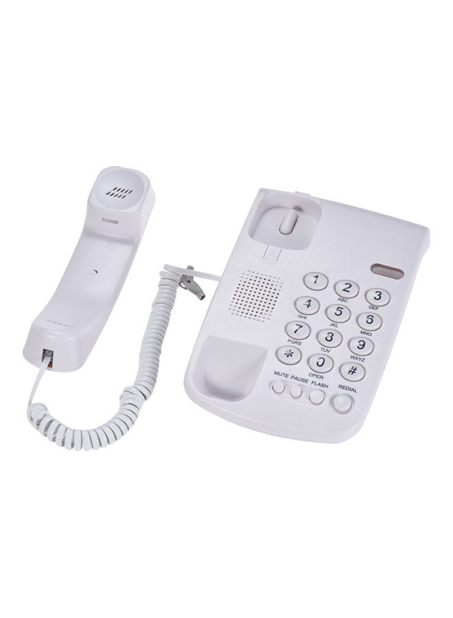نيبمينينت هاتف خط أرضي بسلك أبيض - Image 2