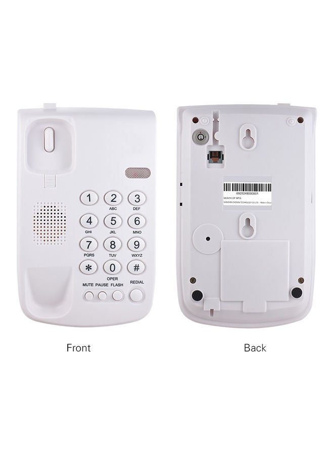 نيبمينينت هاتف خط أرضي بسلك أبيض - Image 3