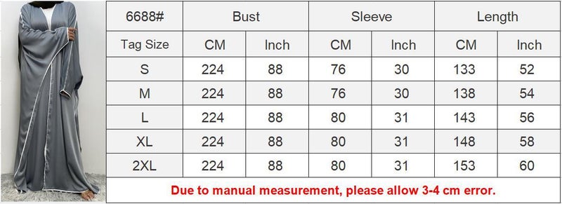 monica fashion Simple Satin Bat-Sleeve Cardigan - Image 3