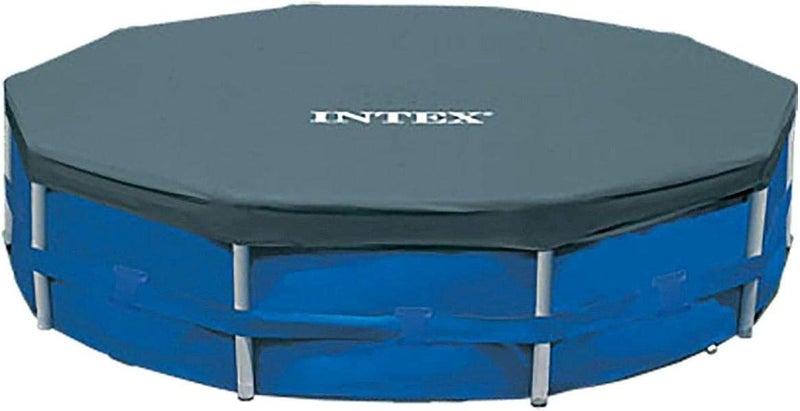 Intex Pool Cover for 10' (305cm) Round Swimming Pool - Navy Blue 10feet - Image 5