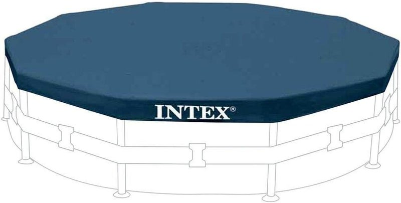 Intex Pool Cover for 10' (305cm) Round Swimming Pool - Navy Blue 10feet - Image 2