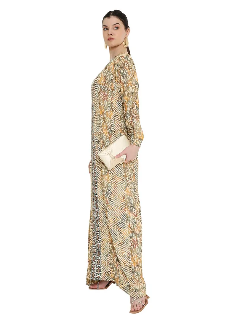 HANA & SARA Traditional arabic kaftan long jalabiya dress
