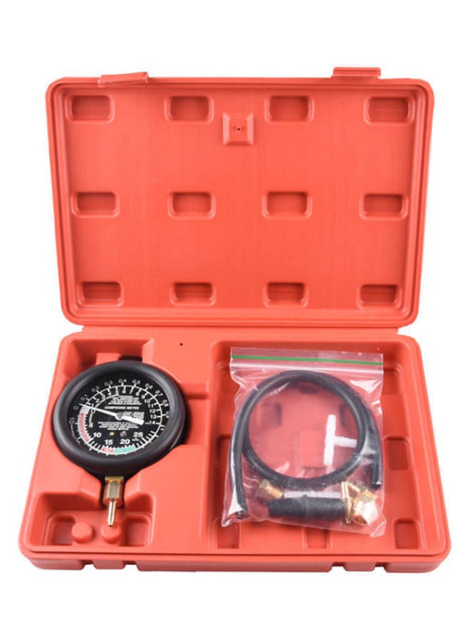 Loquat 2-Piece Carburetor Carb Valve Fuel Pump Pressure And Vacuum Tester Gauge Test Kit - Image 1