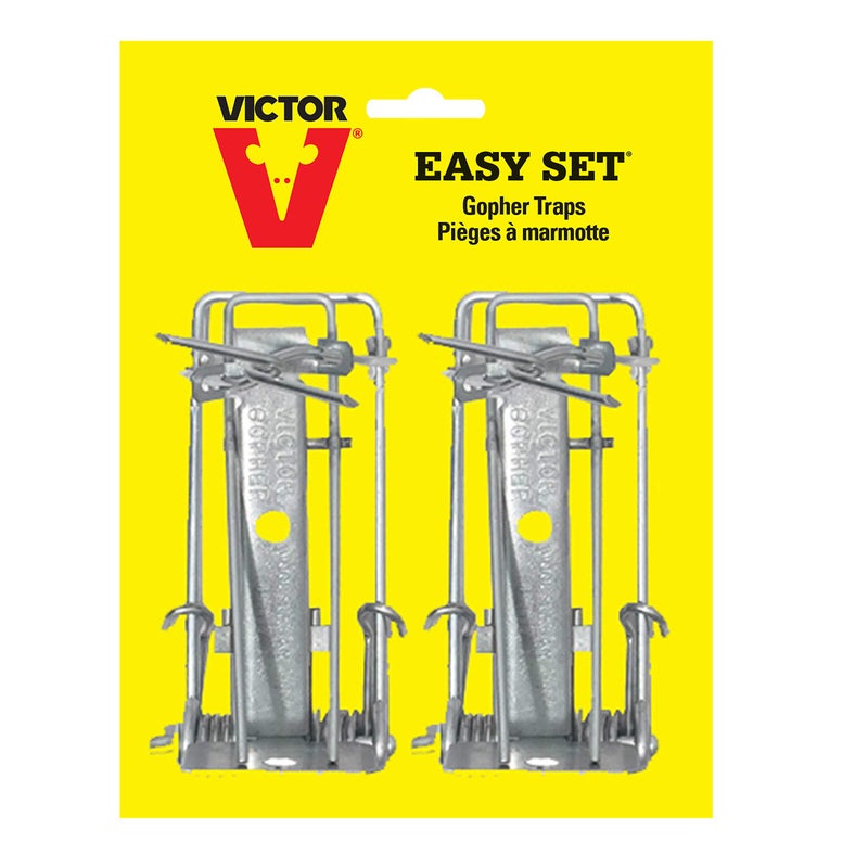 Victor Easy Set Weather-Resistant Outdoor Gopher Trap - 0611 - Versatile Gopher Trap - Kill Gophers in Yard - 2 Pack - Image 2