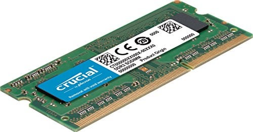 Micron ذاكرة كروشيال 8 جيجابايت DDR3/DDR3L 1600 MT/s (PC3-12800) SODIMM 204-Pين لمك - CT8G3S160BM - Image 2
