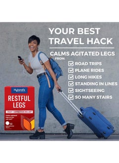 Hyland's Restful Legs Tablets, Natural Itching, Crawling, Tingling and Leg Jerk Relief, Quick Dissolving Tablets, 50 Count  - Image 4