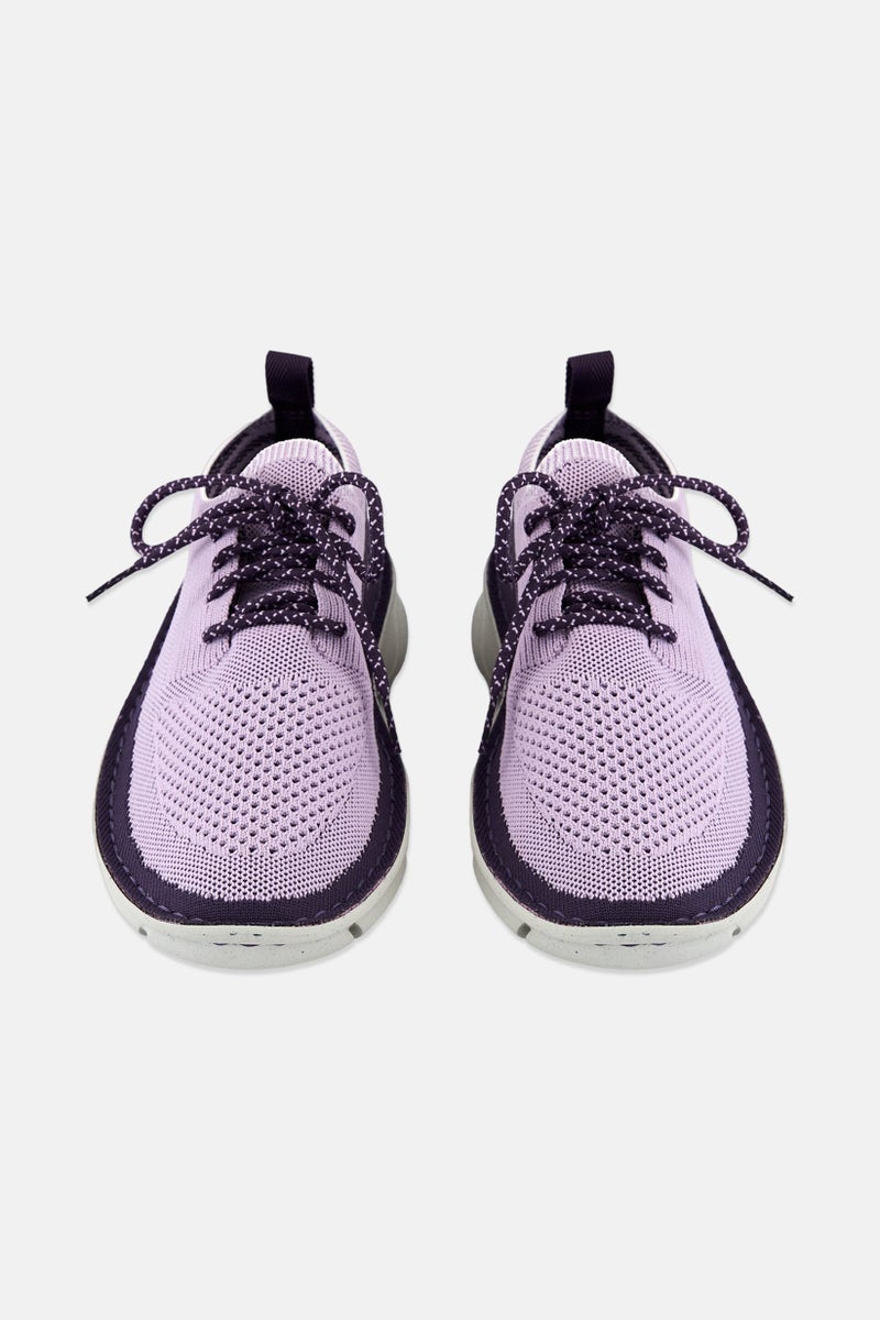 clarks Women Standard Clarks Origin 2 Lace Up Casual Shoes, Lavender  - Image 4