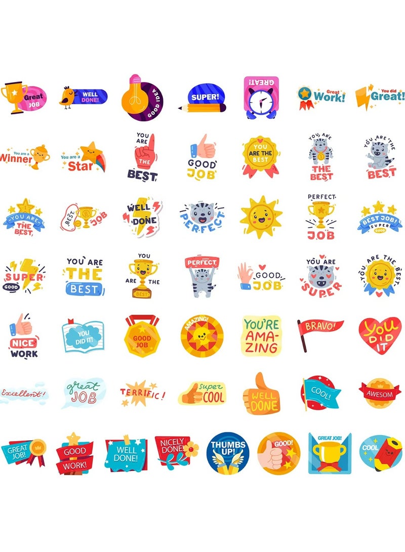 Motivational Sticker Bundle: With 50 Inspirational Designs to Enhance Your Spirit and Adorn Your Items - Great for Your Phone, Textbook, Bottle and Much More  - Image 1