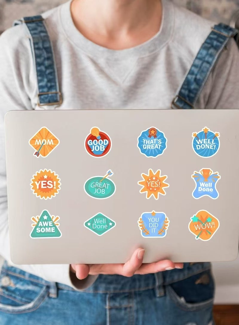 Motivational Sticker Bundle: With 50 Inspirational Designs to Enhance Your Spirit and Adorn Your Items - Great for Your Phone, Textbook, Bottle and Much More  - Image 5