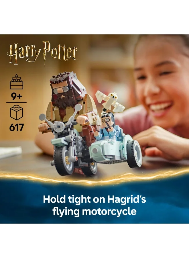 LEGO Harry Potter™ Hagrid™ & Harry’s Motorcycle Ride, Magical Toy 76443 (617) Pieces