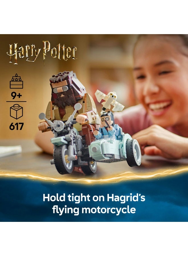 LEGO Harry Potter™ Hagrid™ & Harry’s Motorcycle Ride, Magical Toy 76443 (617) Pieces  - Image 3