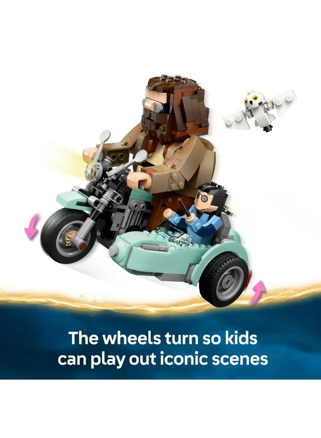 LEGO Harry Potter™ Hagrid™ & Harry’s Motorcycle Ride, Magical Toy 76443 (617) Pieces