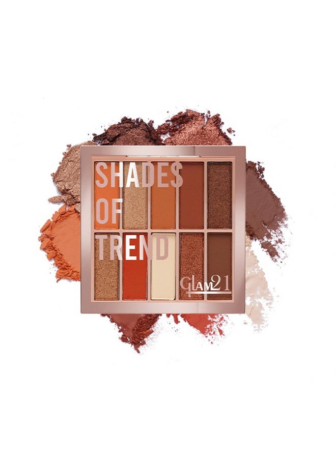 Glam21 Shades Of Trend Eyeshadow Palette | 10 Highly Pigmented Shades |Smudge Free & Long-Lasting| Shimmery Finish| 4Gm - Shade -01 - pzsku/ZA694CF8B354A4010DBABZ/45/_/1733729767/56293f36-ce13-446b-a34e-fbe3d12d5071