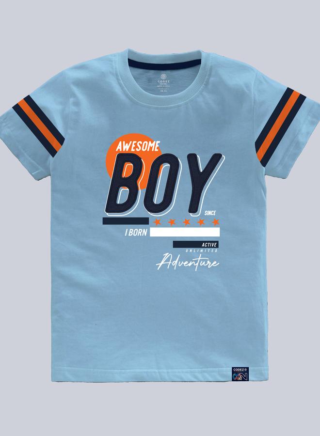 كوديز تيشيرت قطني للأولاد بطبعة جرافيك - Image 1