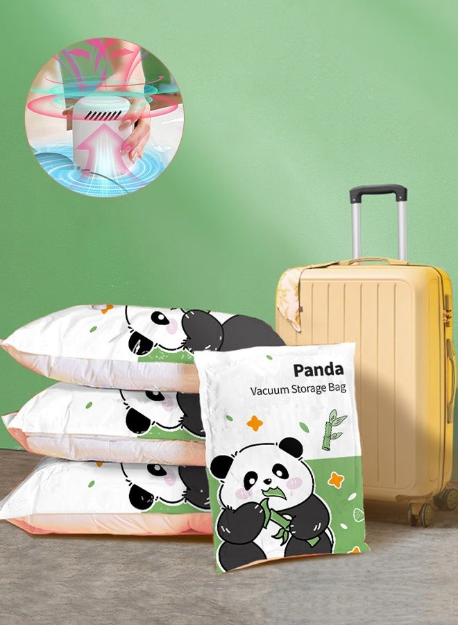 DUNISO Vacuum Storage Bags with Electric Pump- Pack of 10 (2 Large + 4Medium + 4 Small) Reusable Compression Bags Space Saver for Packing, Clothes, Comforters, Blankets  - Image 1