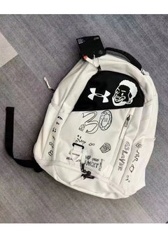 UNDER ARMOUR 【School Season】Sports style classic schoolbag Graffiti schoolbag same style schoolbag with independent shoe compartment basketball schoolbag sports schoolbag  - Image 2