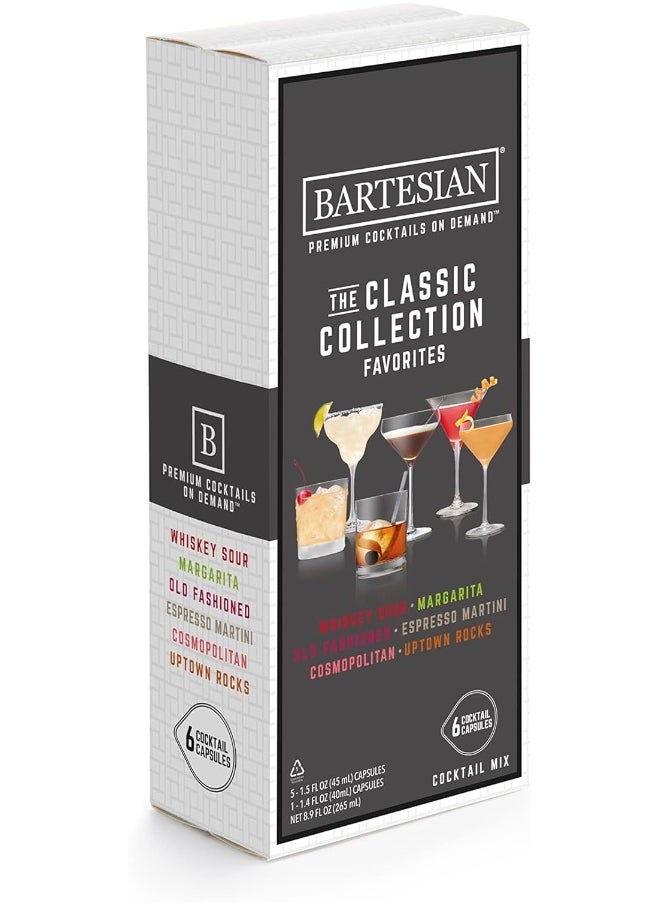 The Classic Collection Cocktail Mixer Capsules, Variety Pack Of 6 Cocktail Capsules, For  Premium Cocktail Maker - pzsku/ZA694FDCD33BA61018378Z/45/_/1722068576/c78d17a5-9ad6-4da5-a53b-636d9a960c78