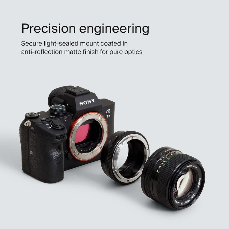 Urth Lens Mount Adapter: Compatible with Canon FD Lens to Sony E Camera Body - Image 4