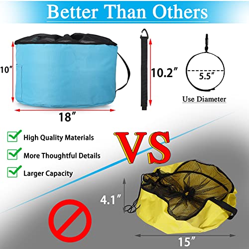 UBeesize 3-Pack Waterproof RV Hose Storage Bag, RV Camper Accessories,RV Storage and Organization for Fresh/Black Water Hoses and Electrical Cords (with Side Pockets and 3 Storage Straps) - Image 4