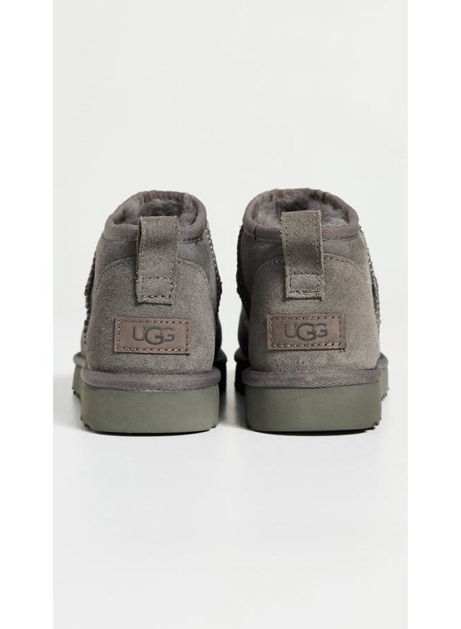 UGG Women's Classic Ultra Mini Boot, Grey, 09 - Image 4