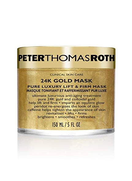 PETER THOMAS ROTH Peter Thomas Roth | 24K Gold Mask | Pure Luxury Lift & Firm, Anti-Aging Gold Face Mask, Helps Lift, Firm and Brighten the Look of Skin, 5 Fl Oz (Pack of 1) 