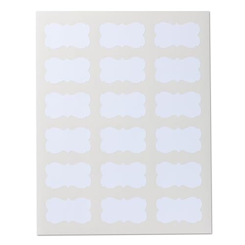 Crinklee Waterproof Essential Oil Labels, 90 Scallops, 2.2x1.3 Inches, Oil Proof, Highly Durable, Strong Glue, for 10ml and Larger Bottles and Rollers - Image 4