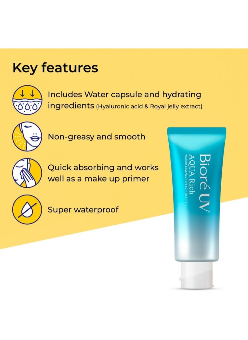 Bioré - Aqua Rich Watery Essence SPF50+ PA+++ 70g - Image 1