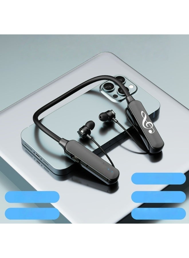 EBMINI New Sports Ultra Long Standby Life Neck Hanging Wireless Bluetooth Earphones