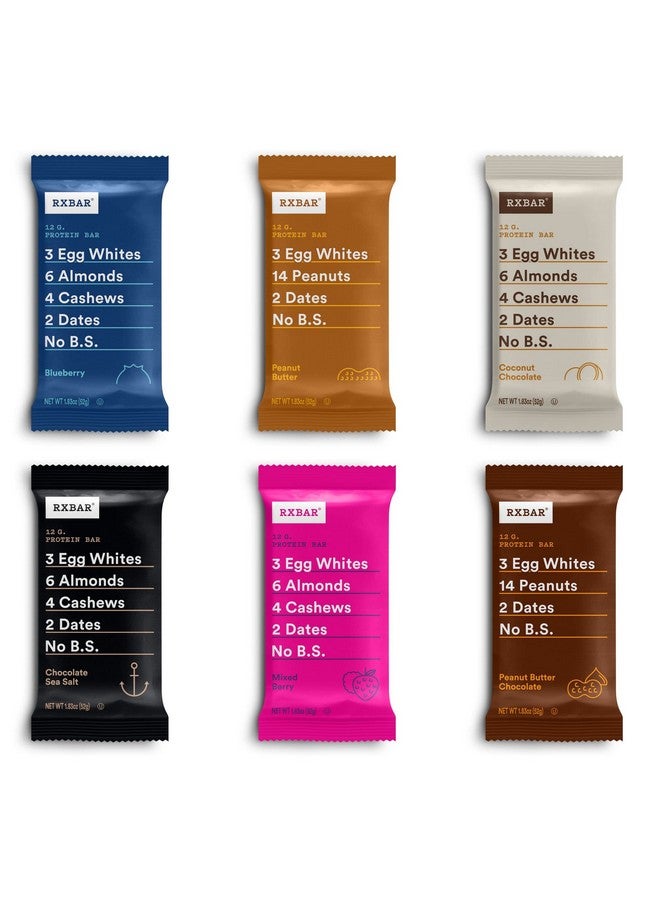 RXBAR ألواح بروتين RXBAR، وجبة خفيفة بروتين، ألواح خفيفة، مجموعة متنوعة (12 لوح) - Image 1