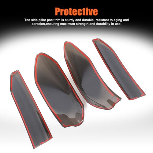 JONKOKO ABS Black Rear Tail Light Lens Taillight Kit Compatible with BMW X6 G06 X6M 2020-2025 Car Rear Lamp Shade Brake Indicator Light Reversing Lamp Blackened Tail Lamp Cover Accessories - Image 4