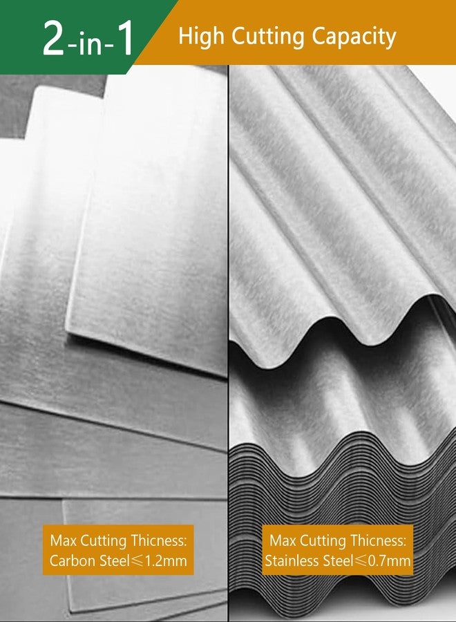 Jadever 10-Inch Aviation Snip, Straight Tin Snip for Cutting Metal Sheet - Image 4